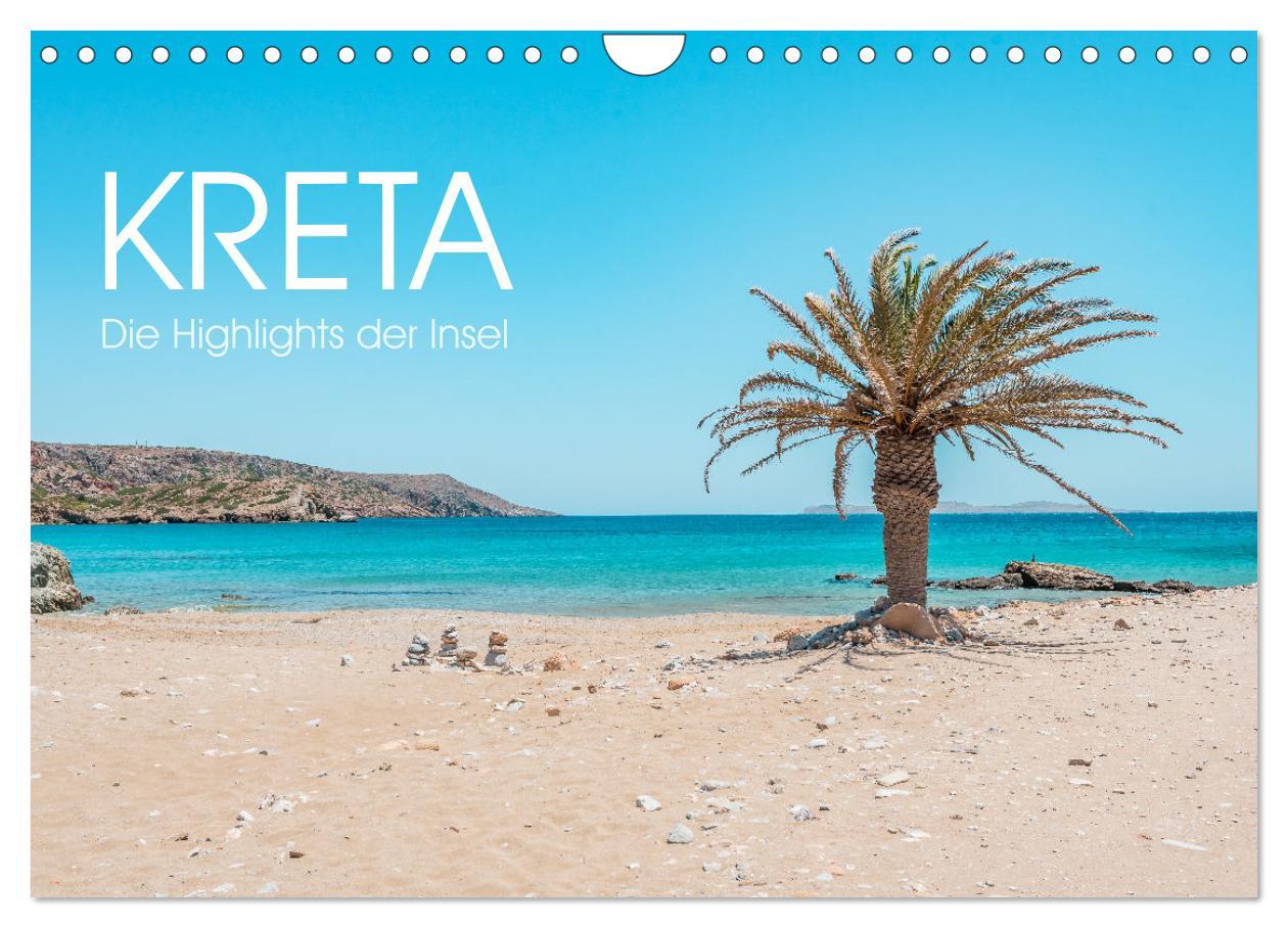 Cover: 9783383997396 | Kreta - Die Highlights der Insel (Wandkalender 2025 DIN A4 quer),...