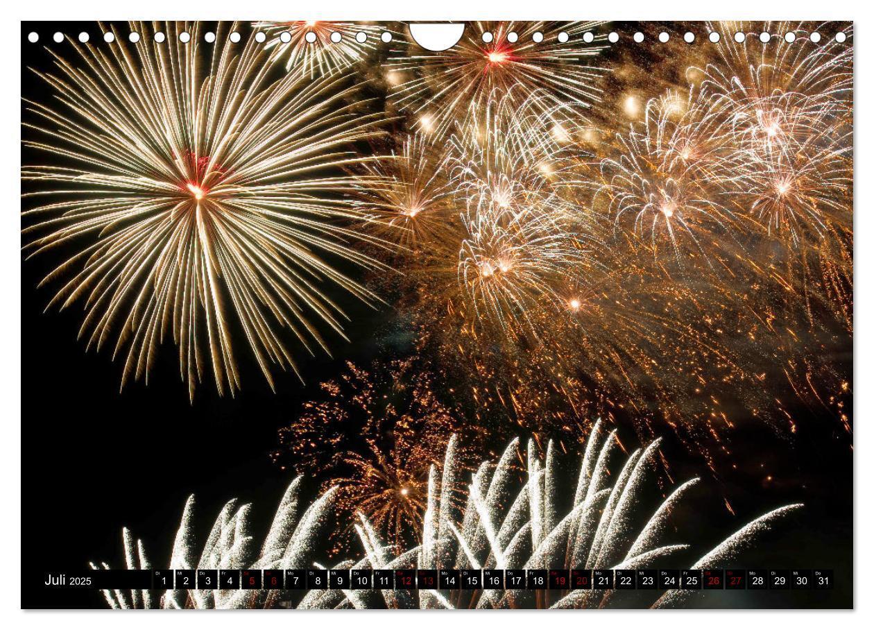 Bild: 9783435063017 | Feuerwerk - Kunstwerke am Himmel (Wandkalender 2025 DIN A4 quer),...