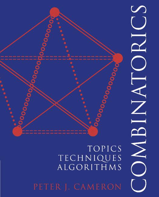 Cover: 9780521457613 | Combinatorics | Topics, Techniques, Algorithms | Peter J. Cameron