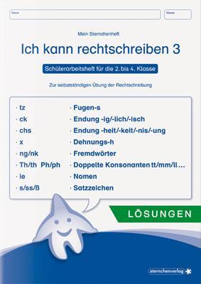 Cover: 9783946904373 | Ich kann rechtschreiben 3 - Lösungen - Schülerarbeitsheft für die...