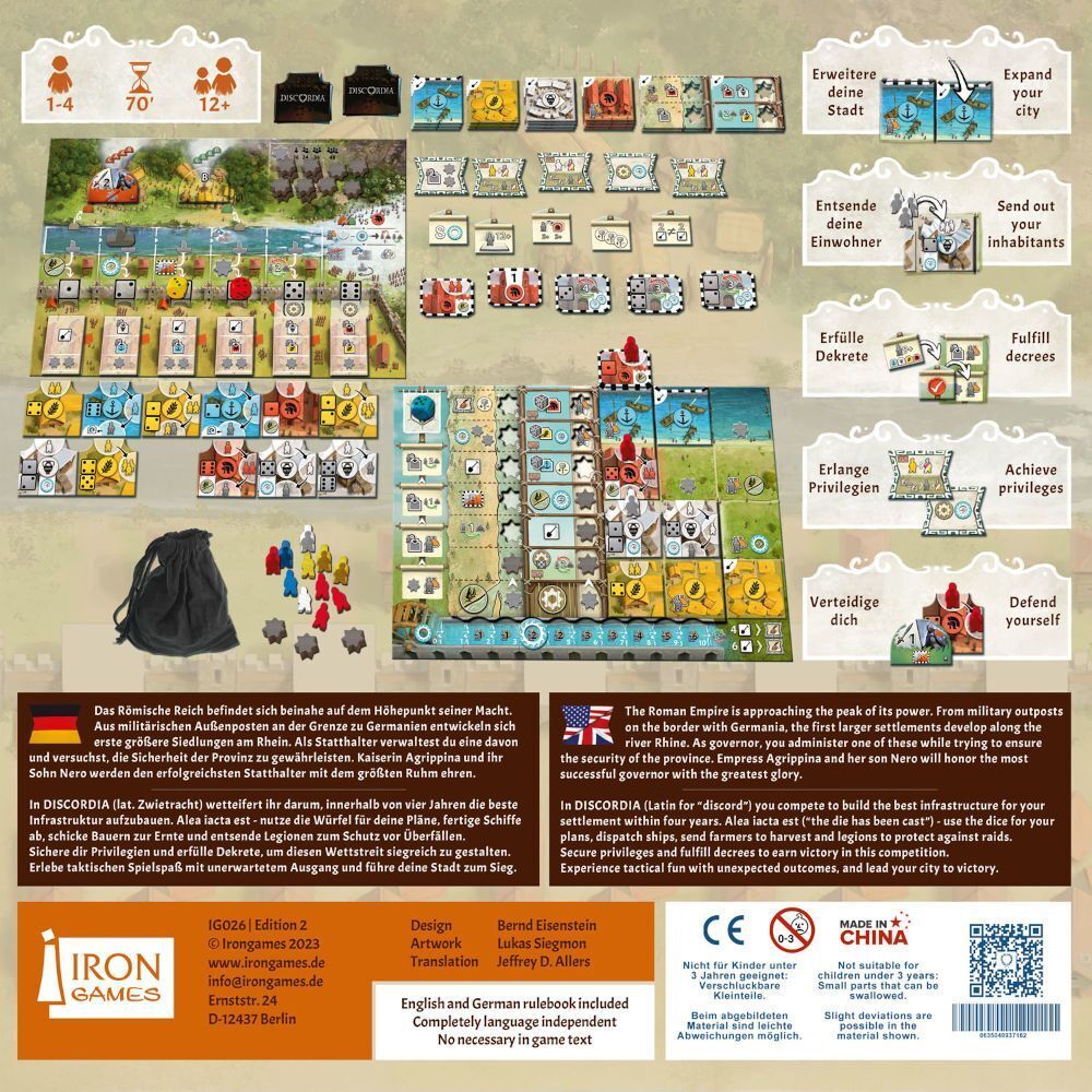 Bild: 635040937162 | Discordia | Bernd Eisenstein | Spiel | In Spielekarton | 538-1364