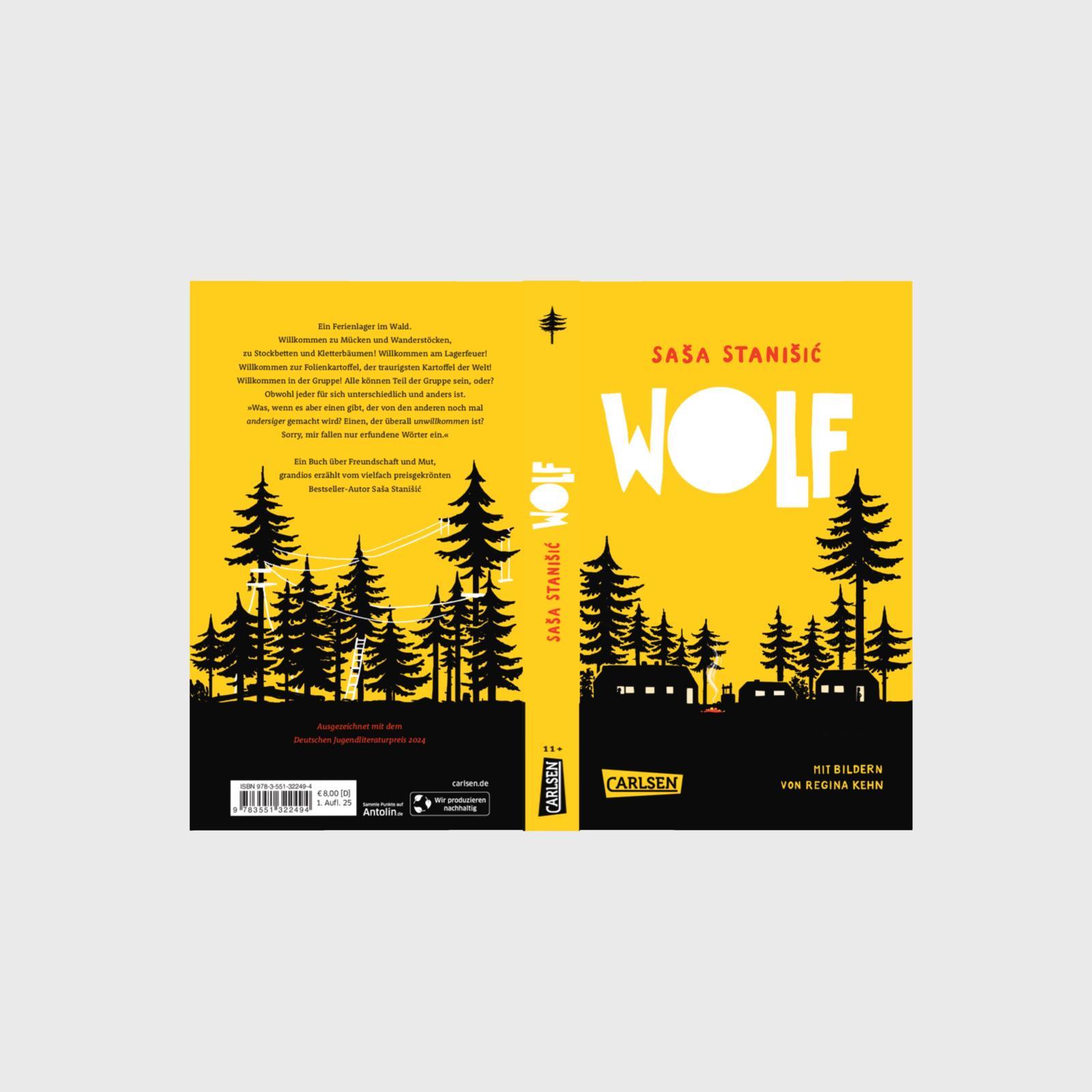 Bild: 9783551322494 | Wolf | Sasa Stanisic | Taschenbuch | 192 S. | Deutsch | 2025