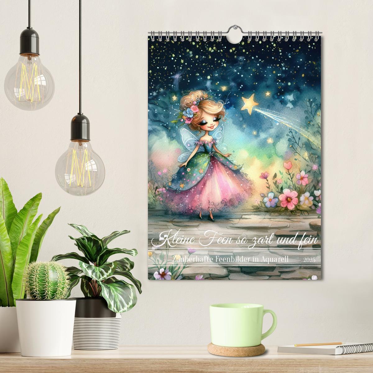 Bild: 9783457157190 | Kleine Feen so zart und fein (Wandkalender 2025 DIN A4 hoch),...