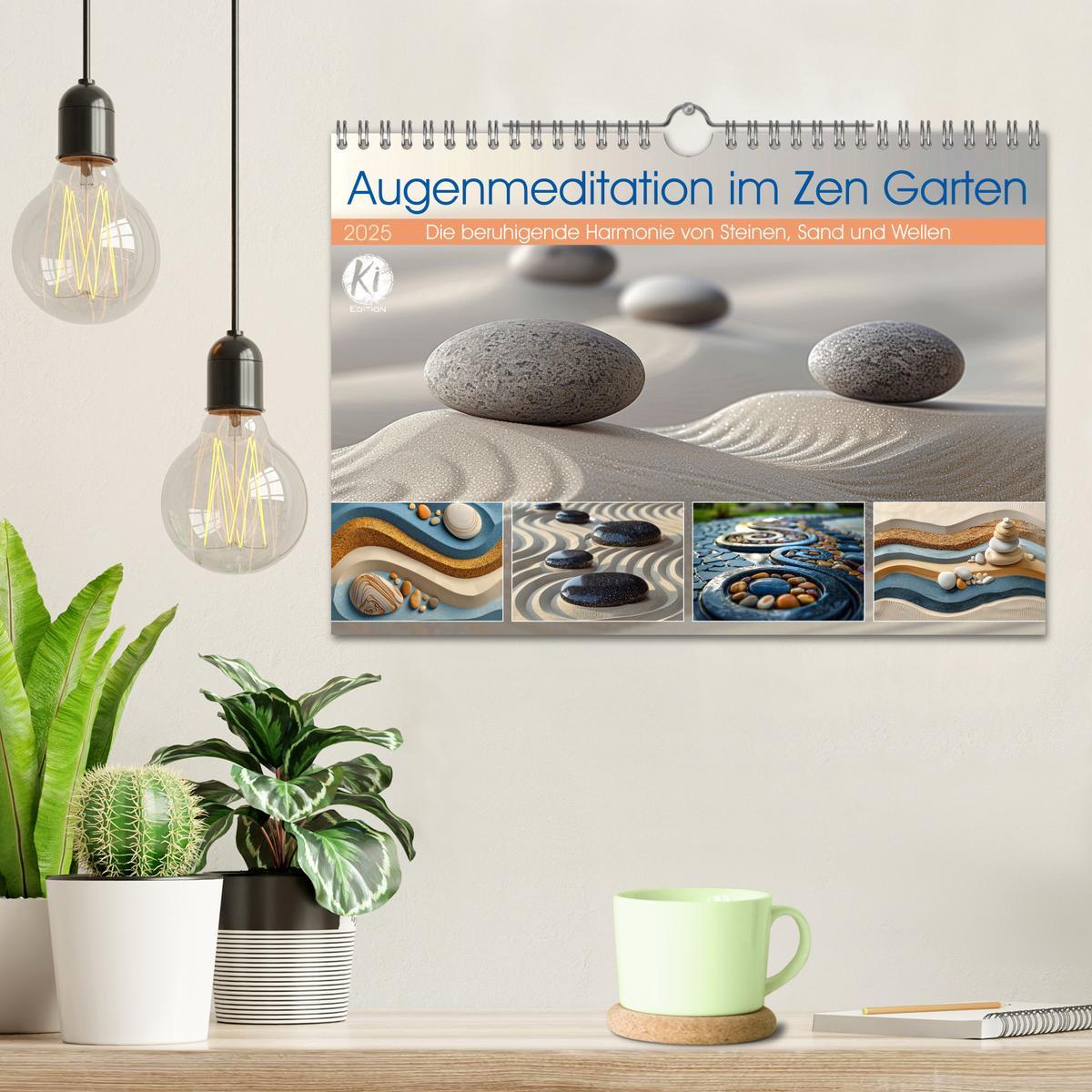 Bild: 9783457137697 | Augenmeditation im Zen Garten (Wandkalender 2025 DIN A4 quer),...