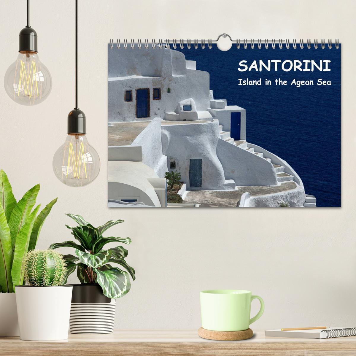 Bild: 9781325993161 | Santorini - Island in the Agean Sea (Wall Calendar 2025 DIN A4...