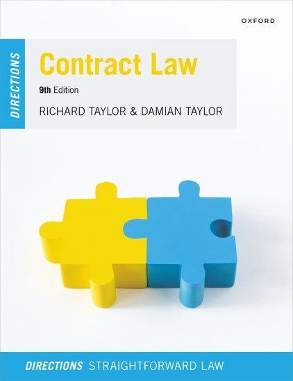 Cover: 9780192873507 | Contract Law Directions | Damian BCL Taylor (u. a.) | Taschenbuch