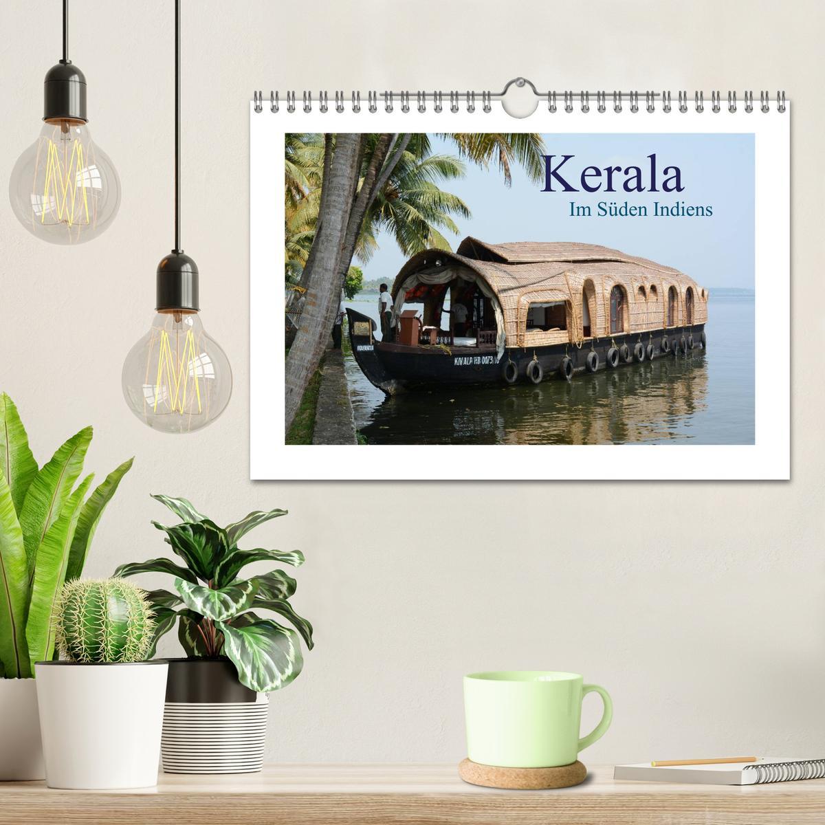 Bild: 9783435733903 | Kerala - Im Süden Indiens (Wandkalender 2025 DIN A4 quer), CALVENDO...