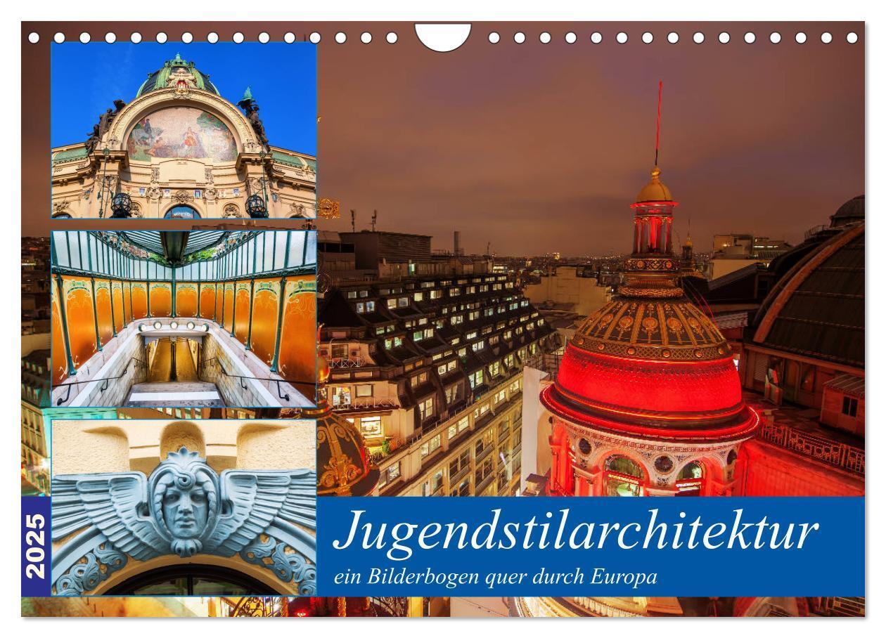 Cover: 9783435153541 | Jugendstilarchitektur - ein Bilderbogen quer durch Europa...