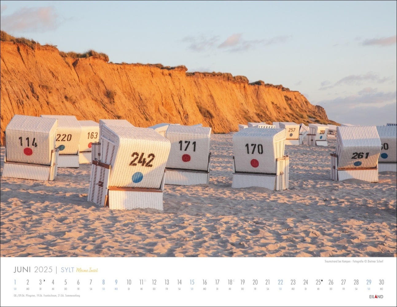 Bild: 9783964023537 | Sylt - Meine Insel Kalender 2025 | Kalender | Spiralbindung | 13 S.