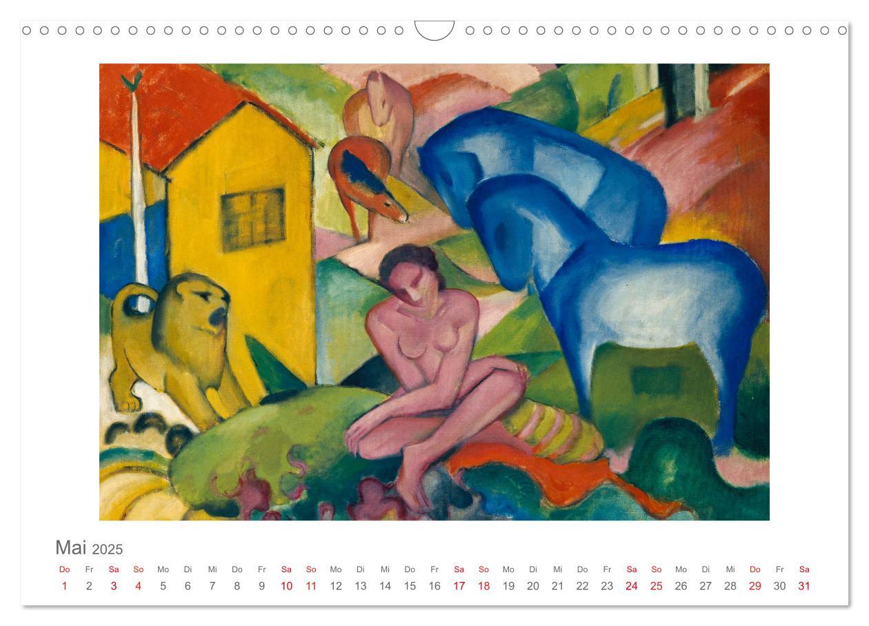 Bild: 9783435324453 | Franz Marc 2025 (Wandkalender 2025 DIN A3 quer), CALVENDO...