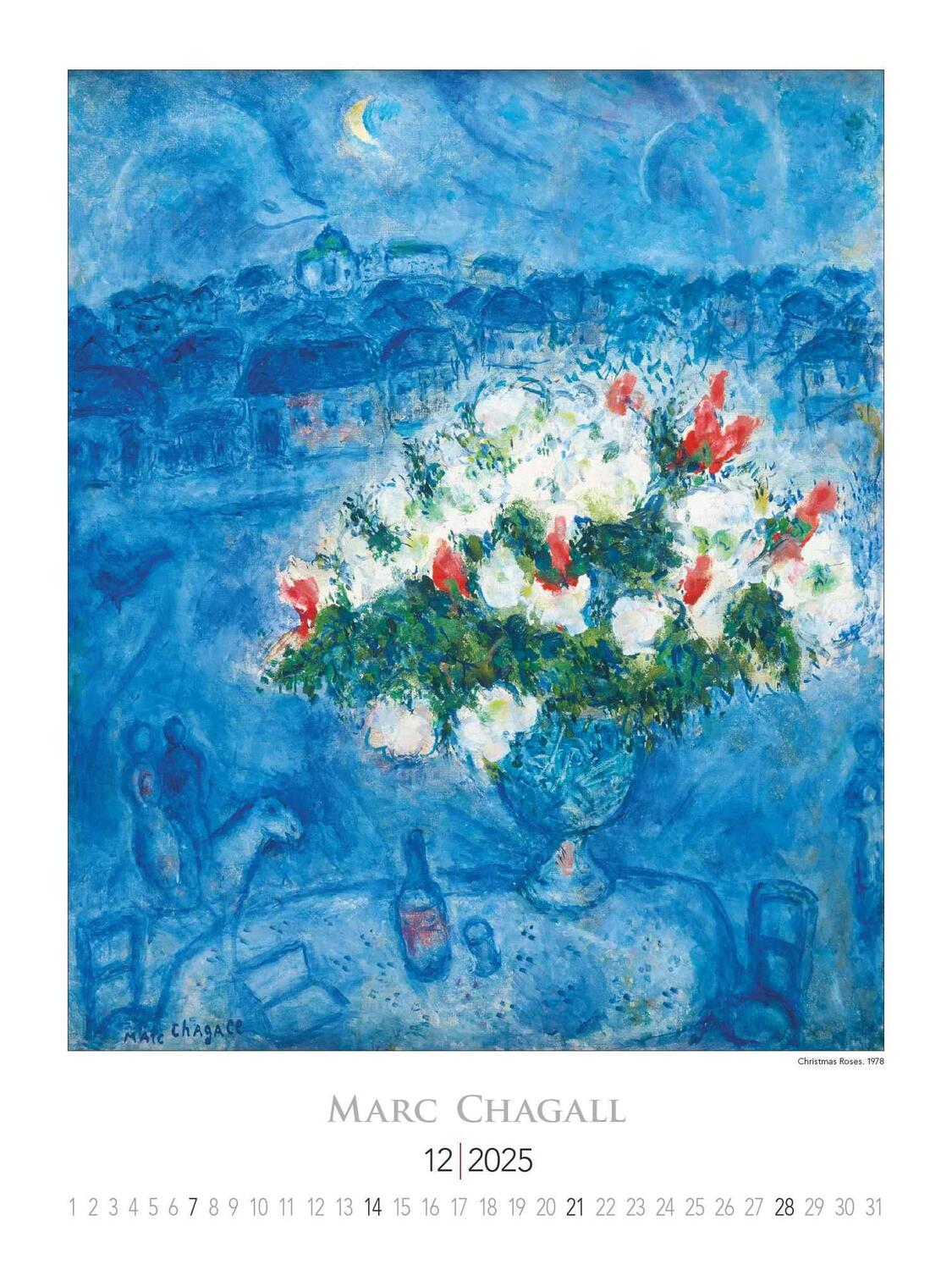 Bild: 4251732344030 | Marc Chagall 2025 - Bild-Kalender 42x56 cm - Kunst-Kalender -...