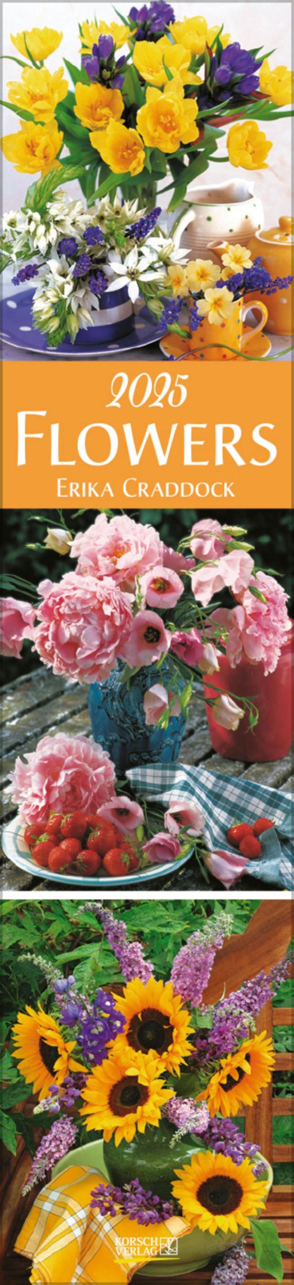 Cover: 9783731877332 | Flowers Langplaner 2025 | Langplaner | Verlag Korsch | Kalender | 2025