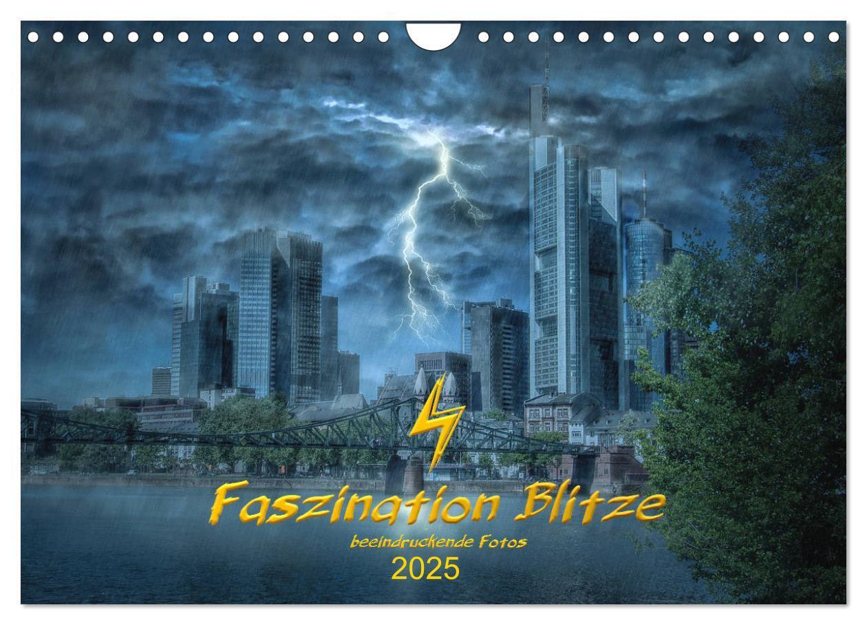 Cover: 9783435260812 | Faszination Blitze beeindruckende Fotos (Wandkalender 2025 DIN A4...