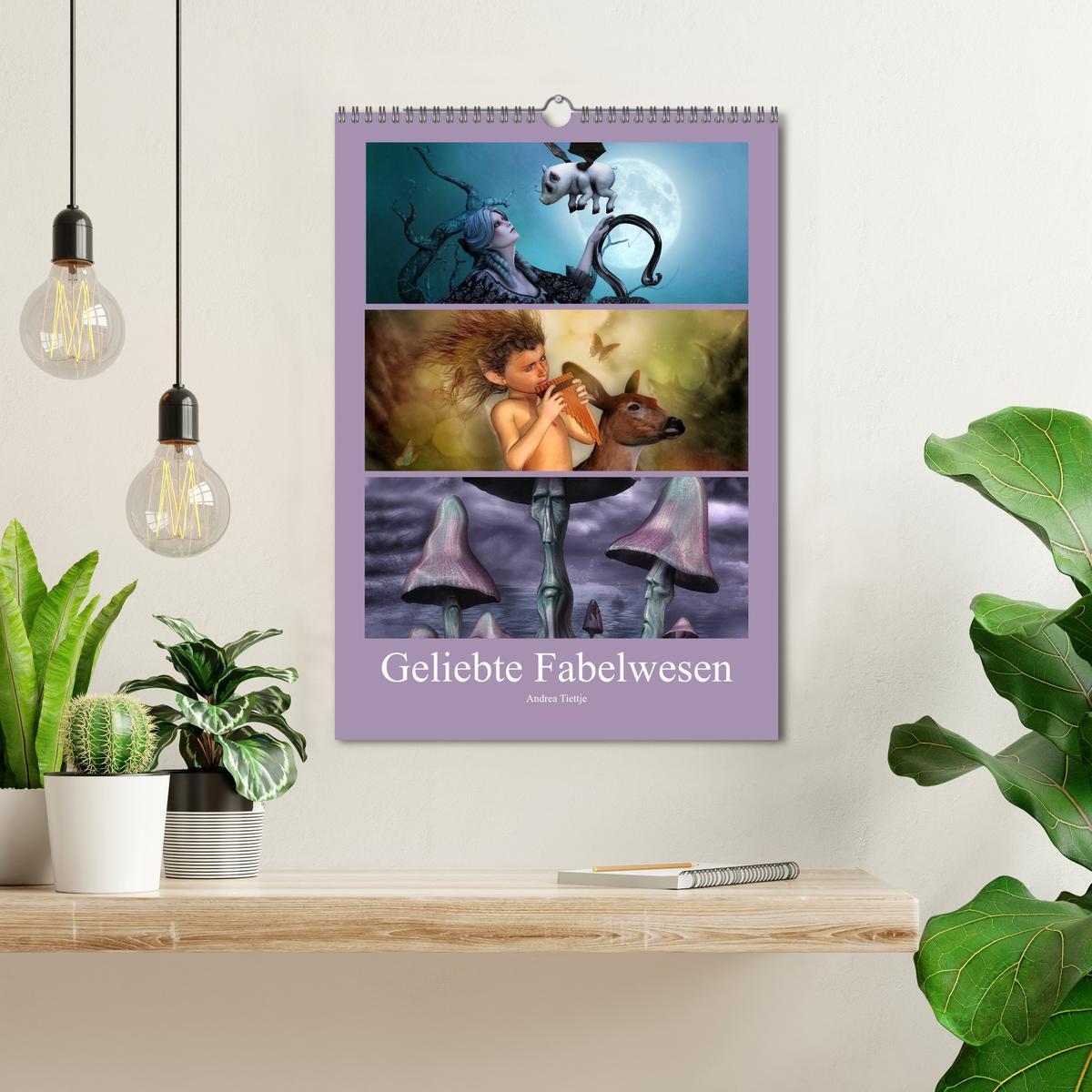 Bild: 9783435994342 | Geliebte Fabelwesen (Wandkalender 2025 DIN A3 hoch), CALVENDO...