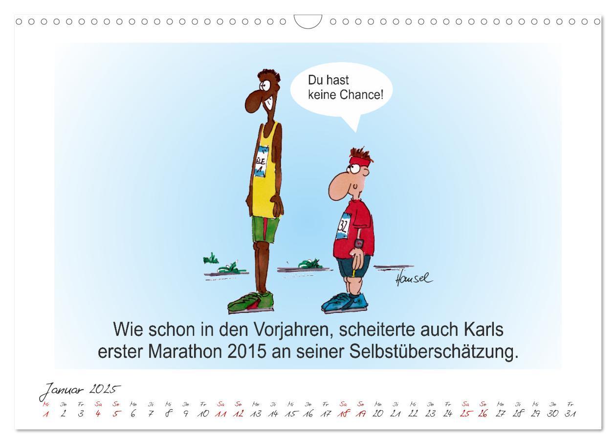 Bild: 9783383925788 | HANSELs kleiner Laufkalender (Wandkalender 2025 DIN A3 quer),...