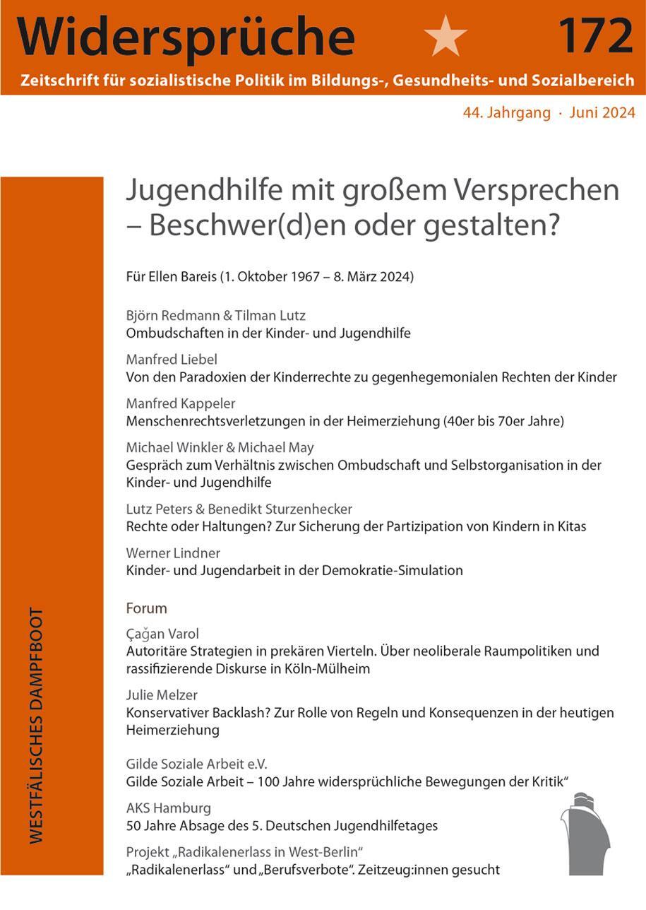 Cover: 9783986340124 | Jugendhilfe mit großem Versprechen | Beschwer(d)en oder gestalten