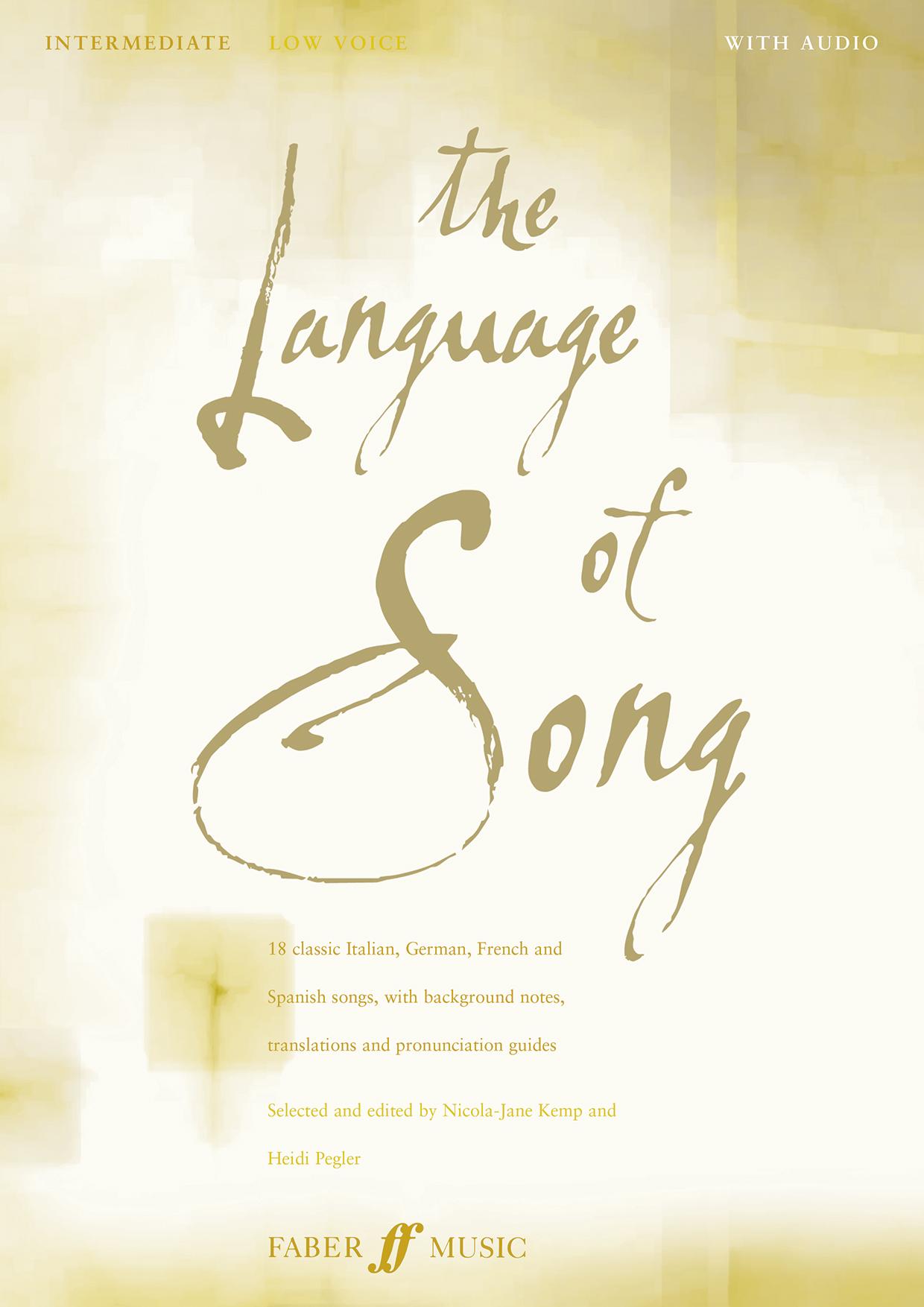 Cover: 9780571523443 | The Language of Song | Intermediate Low Voice | Heidi Pegler (u. a.)