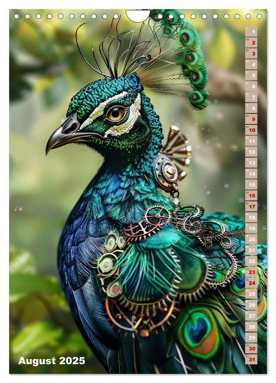 Bild: 9783435649594 | Steampunk Fauna (Wandkalender 2025 DIN A4 hoch), CALVENDO...