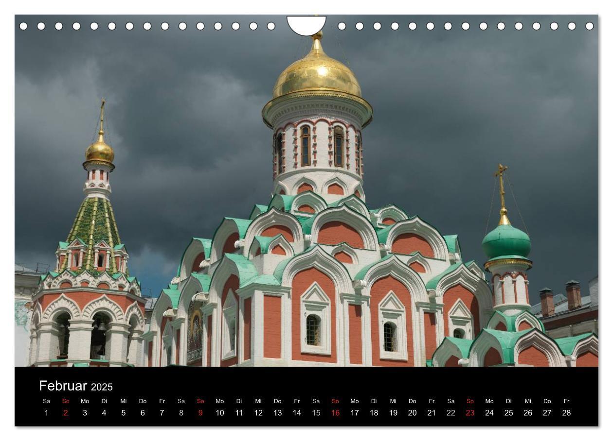 Bild: 9783435684304 | Moskau (Wandkalender 2025 DIN A4 quer), CALVENDO Monatskalender | 2025