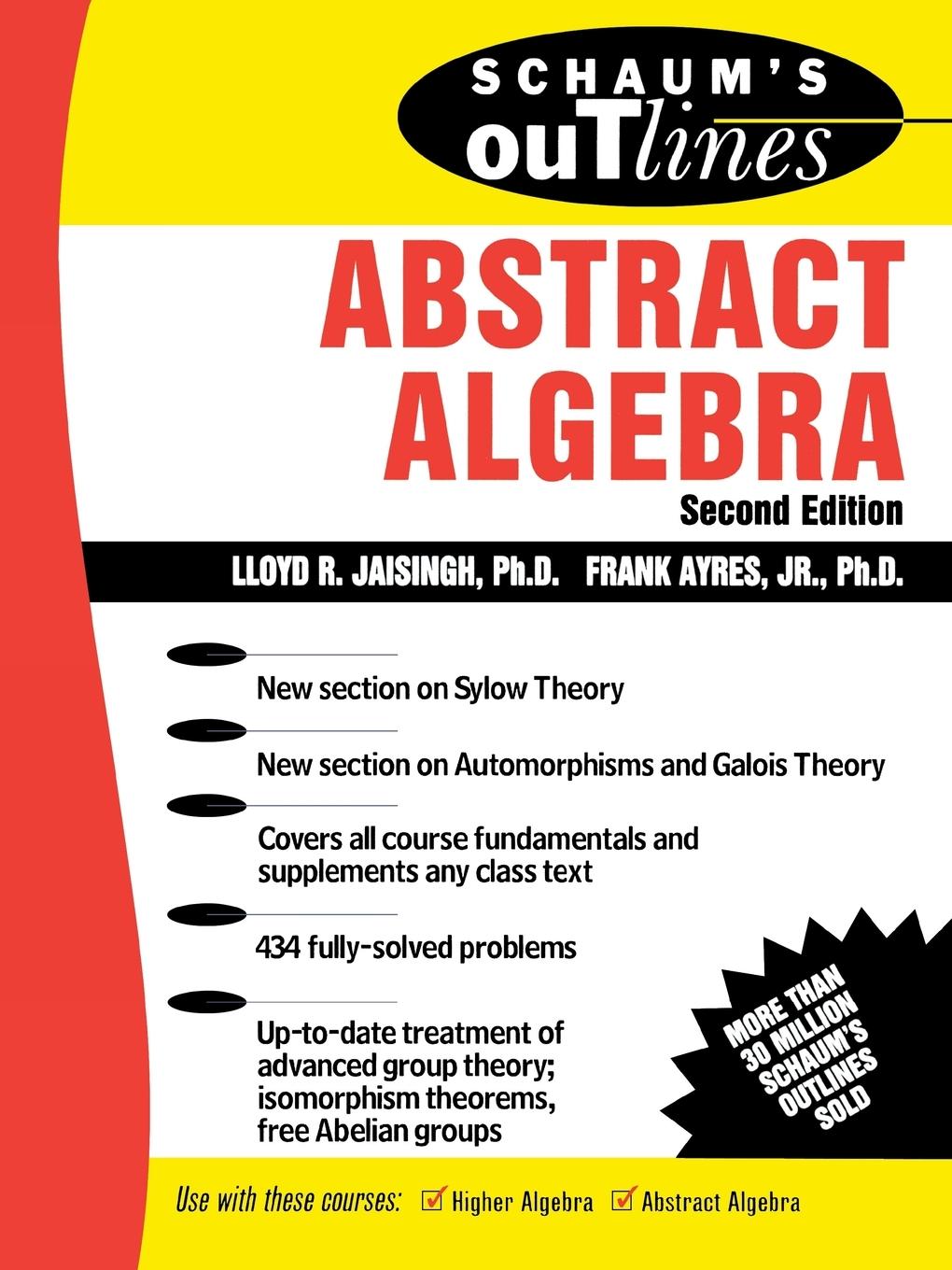 Cover: 9780071403276 | Schaum's Outline of Abstract Algebra | Frank Ayres (u. a.) | Buch