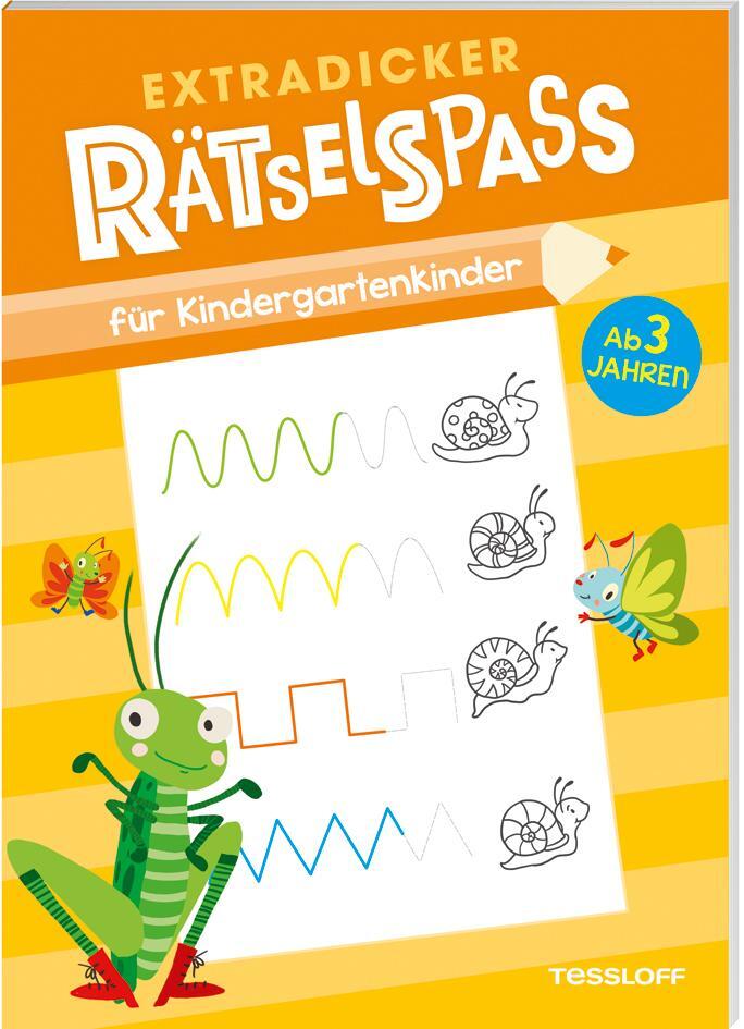 Cover: 9783788641726 | Extradicker Rätselspaß für Kindergartenkinder | Nadja Schwendemann