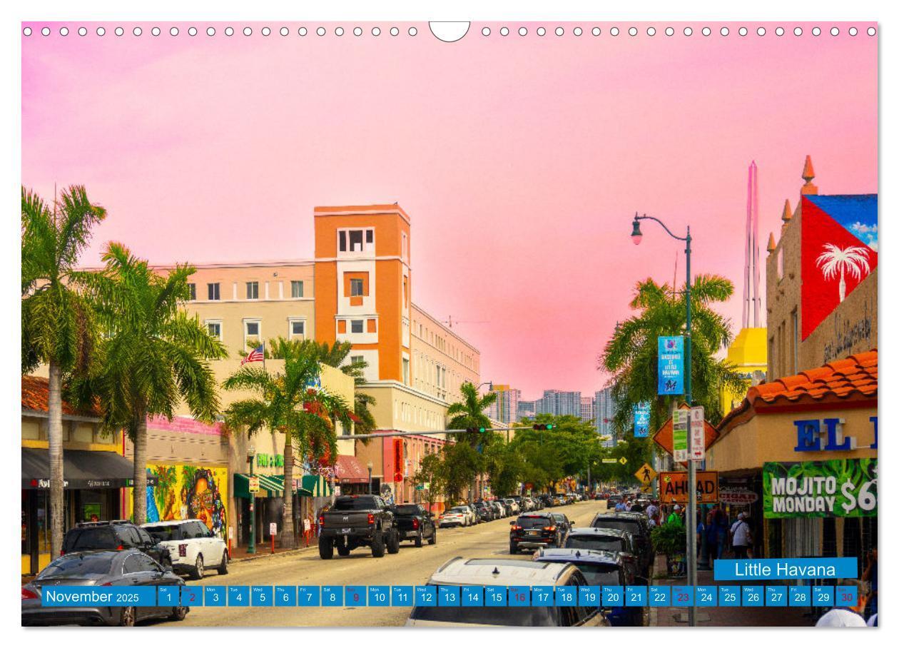 Bild: 9781325925773 | Colorful Miami (Wall Calendar 2025 DIN A3 landscape), CALVENDO 12...