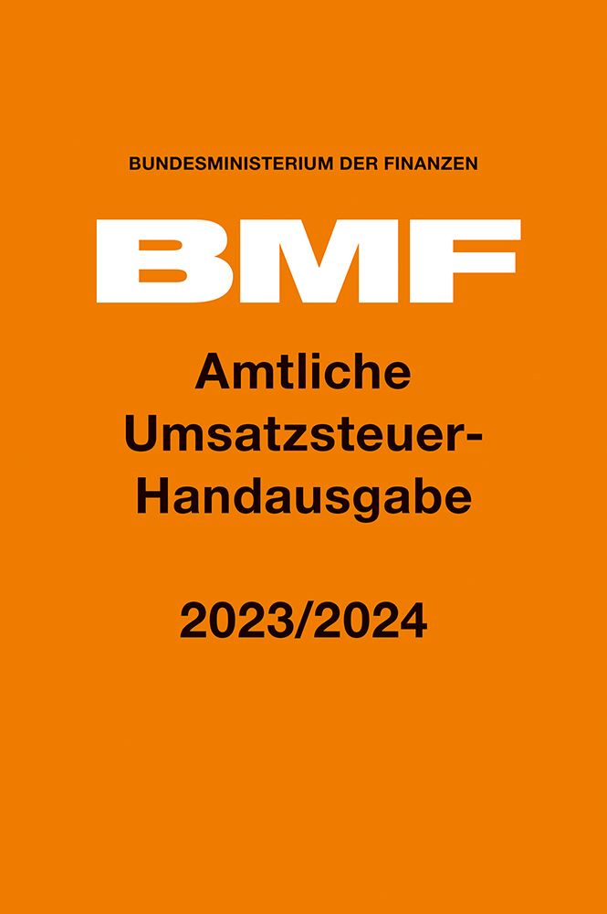 Cover: 9783415075252 | Amtliche Umsatzsteuer-Handausgabe 2023/2024 | Finanzen | Buch | 2024