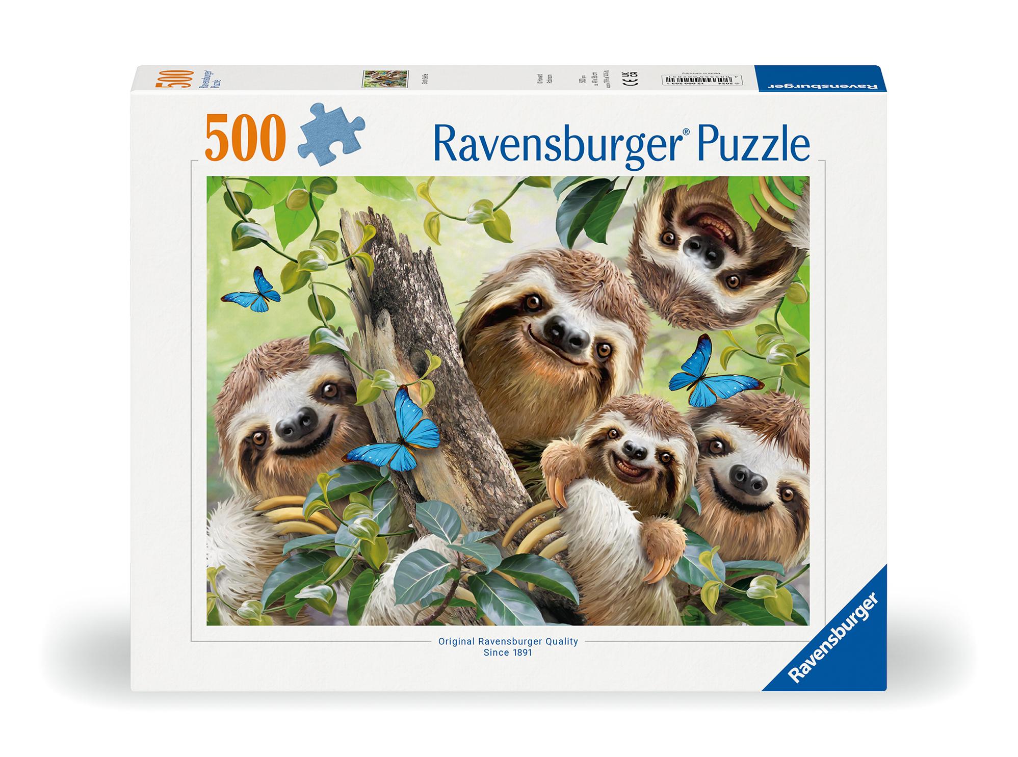 Cover: 4005555002031 | Ravensburger Puzzle 12000203 - Faultier Selfie - 500 Teile Puzzle...