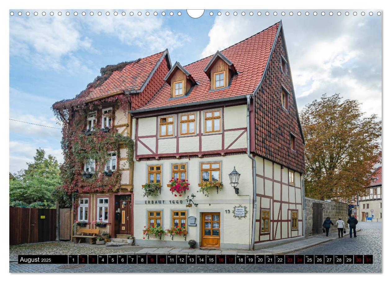 Bild: 9783435222711 | Fachwerkstadt Quedlinburg (Wandkalender 2025 DIN A3 quer), CALVENDO...