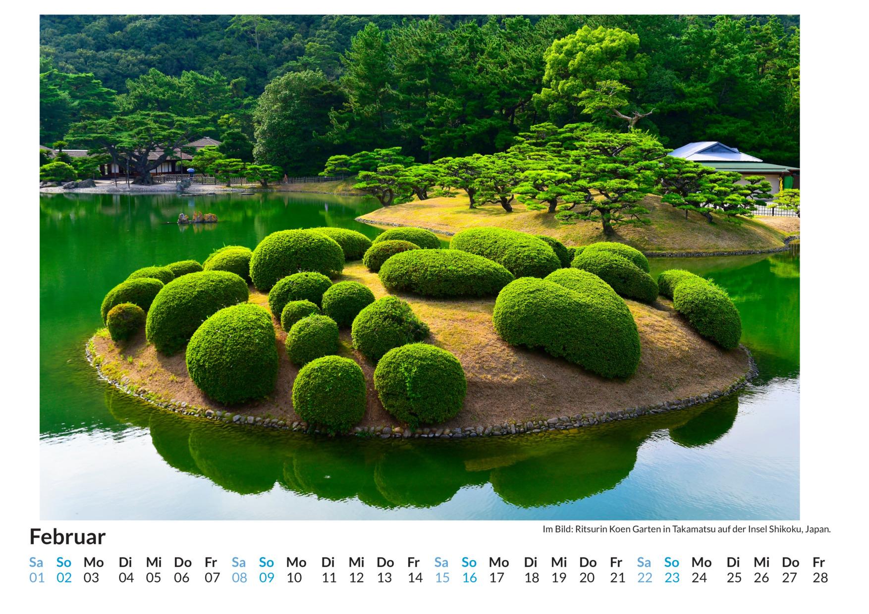 Bild: 9783759123053 | Insel Shikoku - (Wandkalender 2025, Kalender DIN A4 quer,...