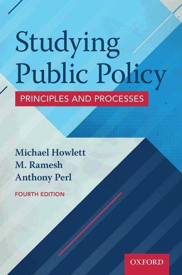 Cover: 9780199026142 | Studying Public Policy | Principles and Processes | Perl (u. a.)