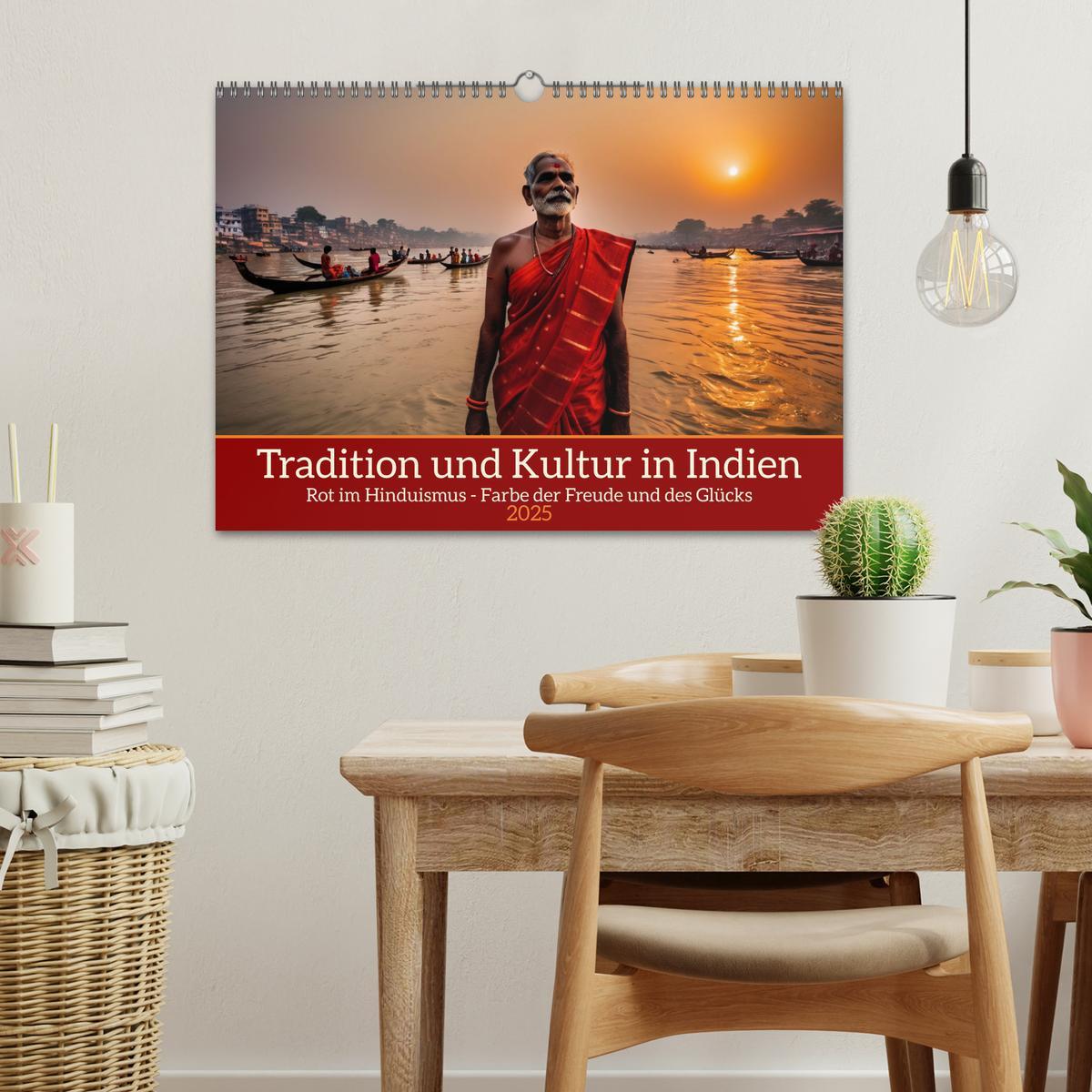 Bild: 9783457145845 | Tradition und Kultur in Indien (Wandkalender 2025 DIN A3 quer),...