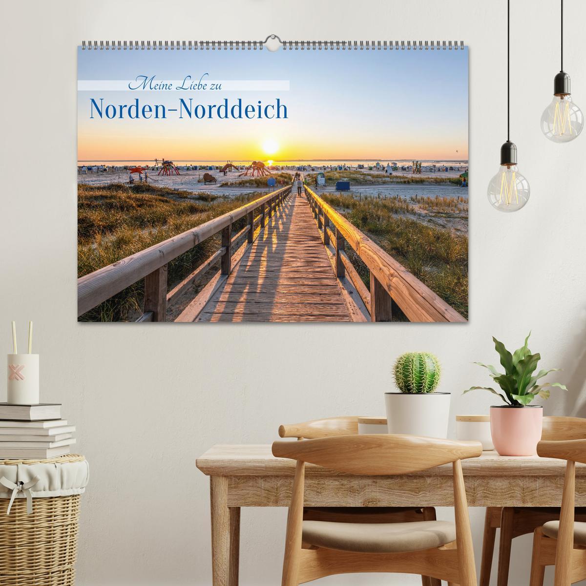 Bild: 9783383784972 | Meine Liebe zu Norden-Norddeich (Wandkalender 2025 DIN A2 quer),...