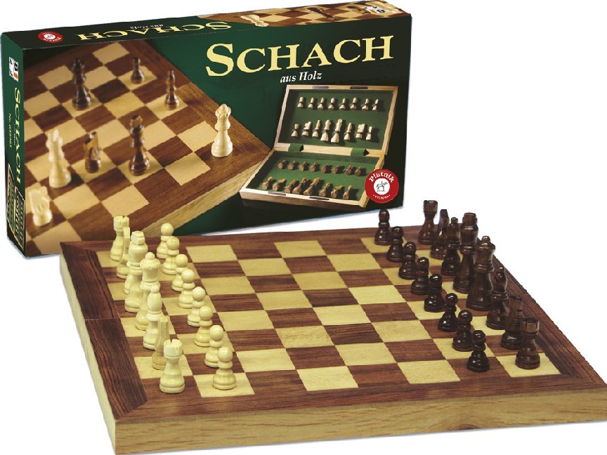 Bild: 9001890638985 | Schach aus Holz (Spiel) | Spiel | In Holzkassette | 6389 | Deutsch