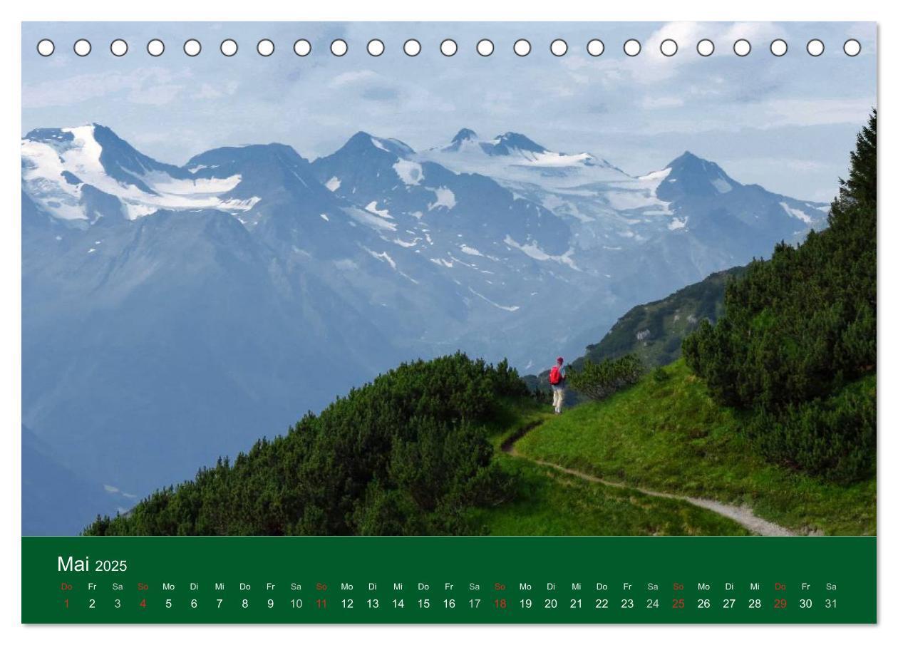 Bild: 9783435717484 | Stubaital (Tischkalender 2025 DIN A5 quer), CALVENDO Monatskalender