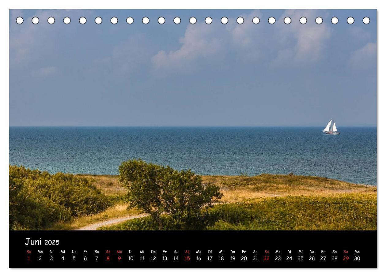 Bild: 9783435678839 | Unterwegs in Dänemark (Tischkalender 2025 DIN A5 quer), CALVENDO...