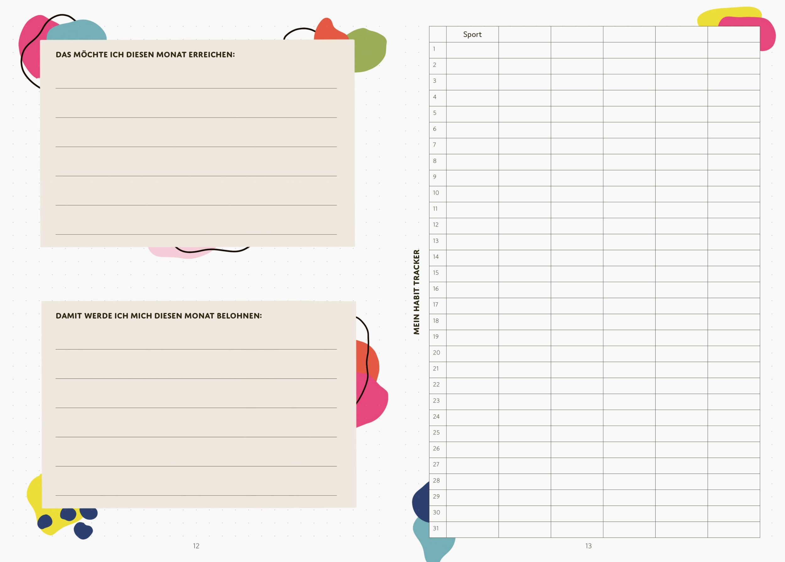 Bild: 9783767912915 | Mein Fitness Bullet Journal. Der Planer für Sport und Achtsamkeit.