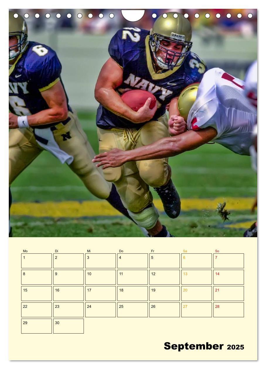 Bild: 9783457012321 | American Football, Team-Arbeit (Wandkalender 2025 DIN A4 hoch),...