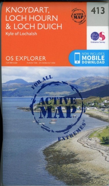 Cover: 9780319472682 | Knoydart, Loch Hourn and Loch Duich | Ordnance Survey | (Land-)Karte