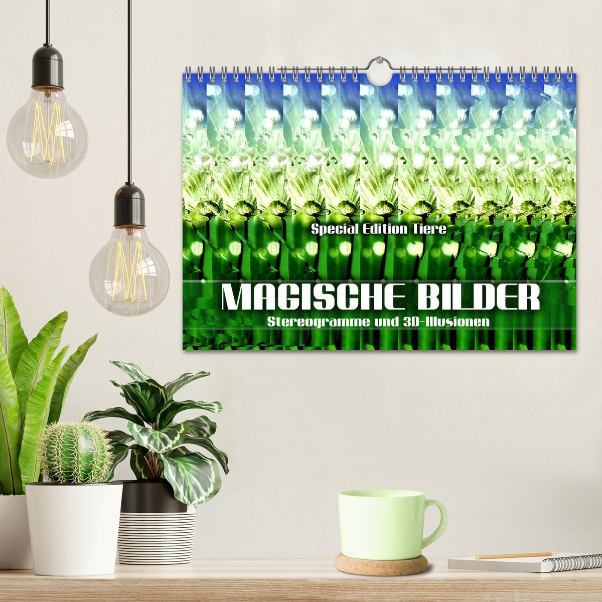 Bild: 9783383922633 | Magische Bilder - Stereogramme und 3D-Illusionen (Wandkalender 2025...