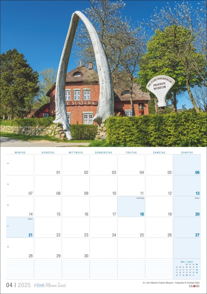 Bild: 9783964023452 | Föhr ...meine Insel Kalender 2025 | Kalender | 13 S. | Deutsch | 2025