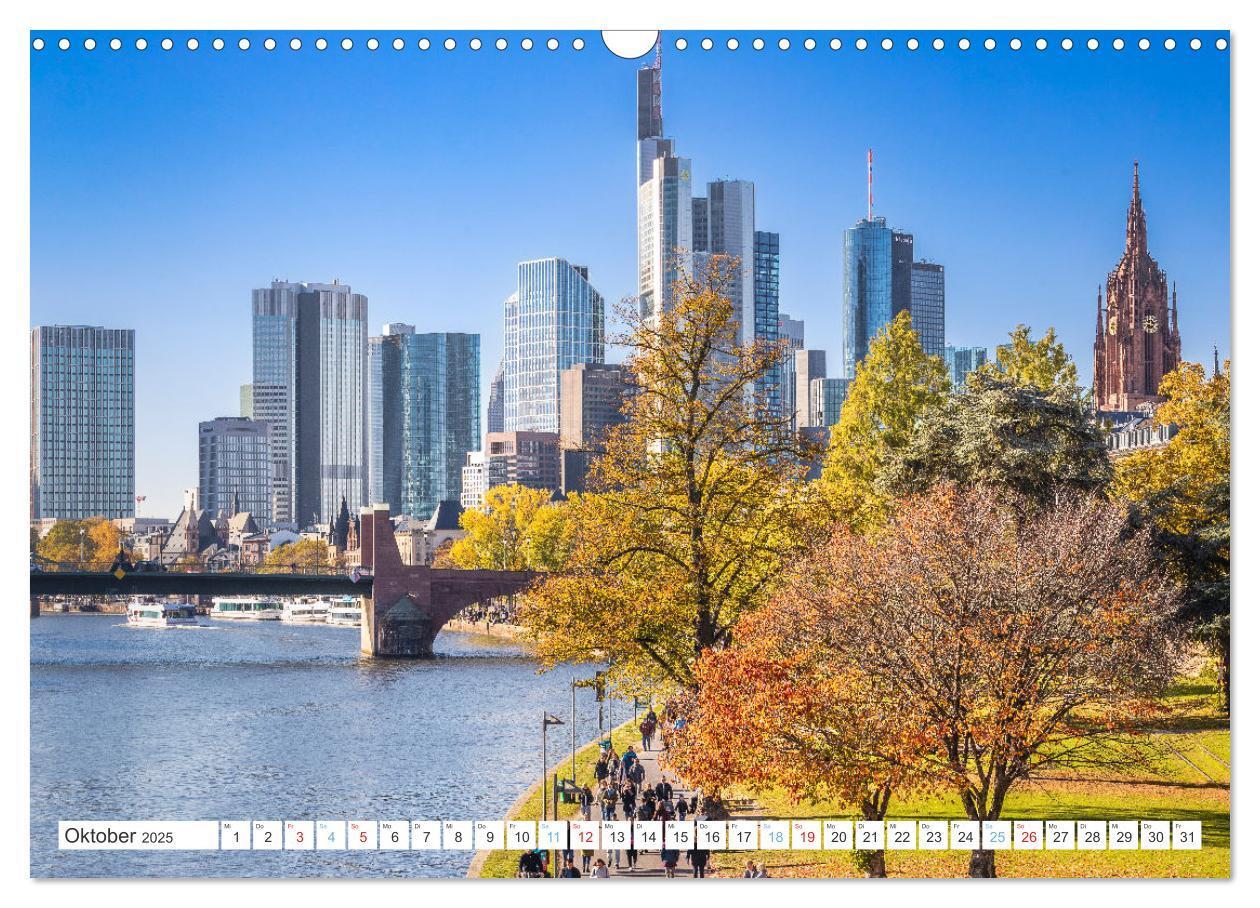 Bild: 9783383993909 | Frankfurt - Wolkenkratzer und Tradition (Wandkalender 2025 DIN A3...