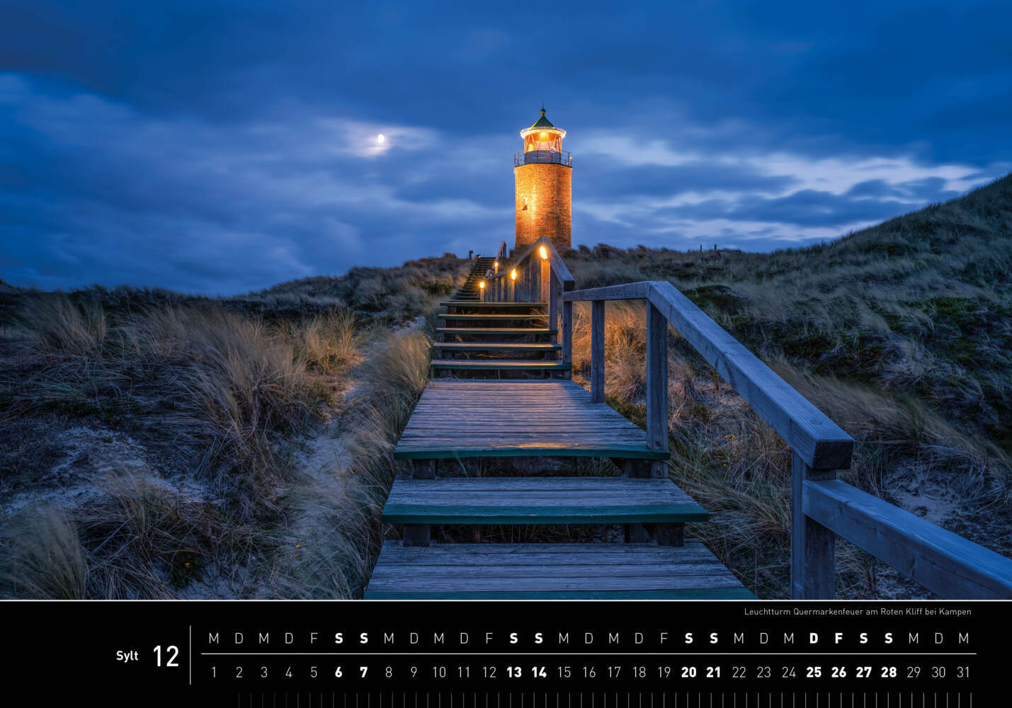 Bild: 9783968555331 | 360° Sylt Premiumkalender 2025 | Jan Becke | Kalender | Spiralbindung