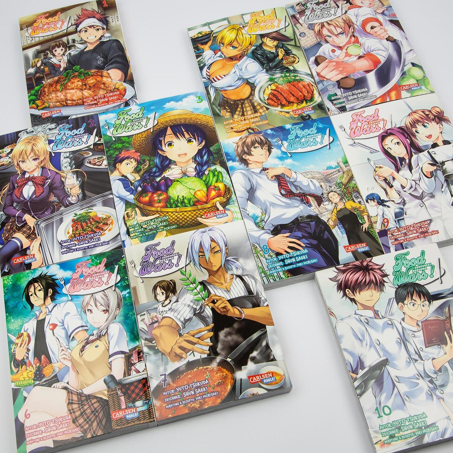 Bild: 9783551777560 | Food Wars - Shokugeki No Soma, Bände 1-10 im Sammelschuber mit Extra