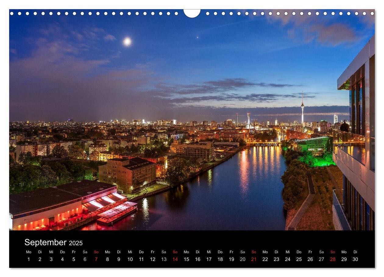 Bild: 9783435606443 | Die Blaue Stunde in Berlin (Wandkalender 2025 DIN A3 quer),...