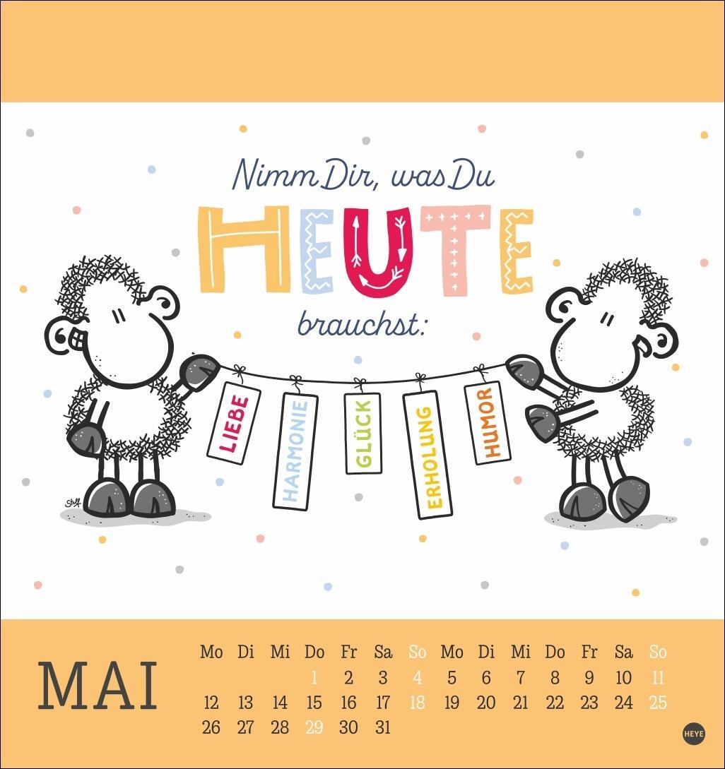 Bild: 9783756406968 | sheepworld Postkartenkalender 2025 | Heye | Kalender | Spiralbindung