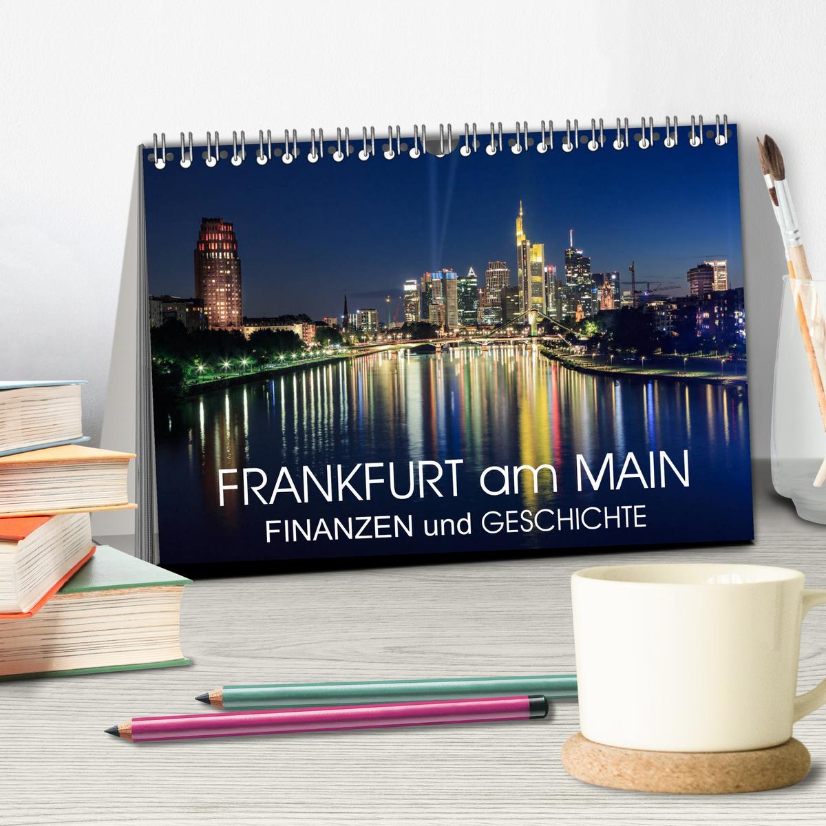 Bild: 9783435463077 | Frankfurt am Main - Finanzen und Geschichte (Tischkalender 2025 DIN...