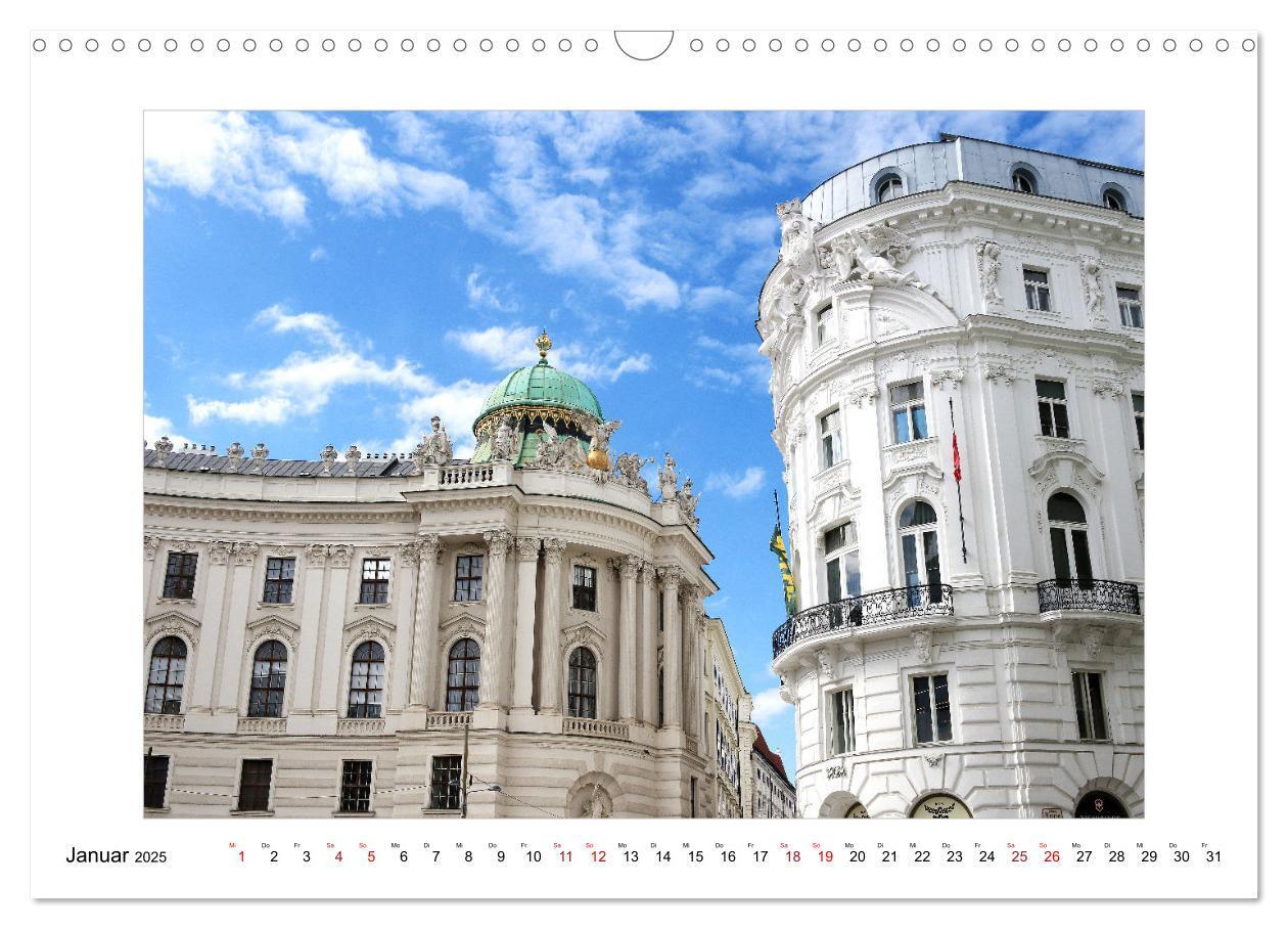 Bild: 9783457219799 | Bezauberndes Wien (Wandkalender 2025 DIN A3 quer), CALVENDO...