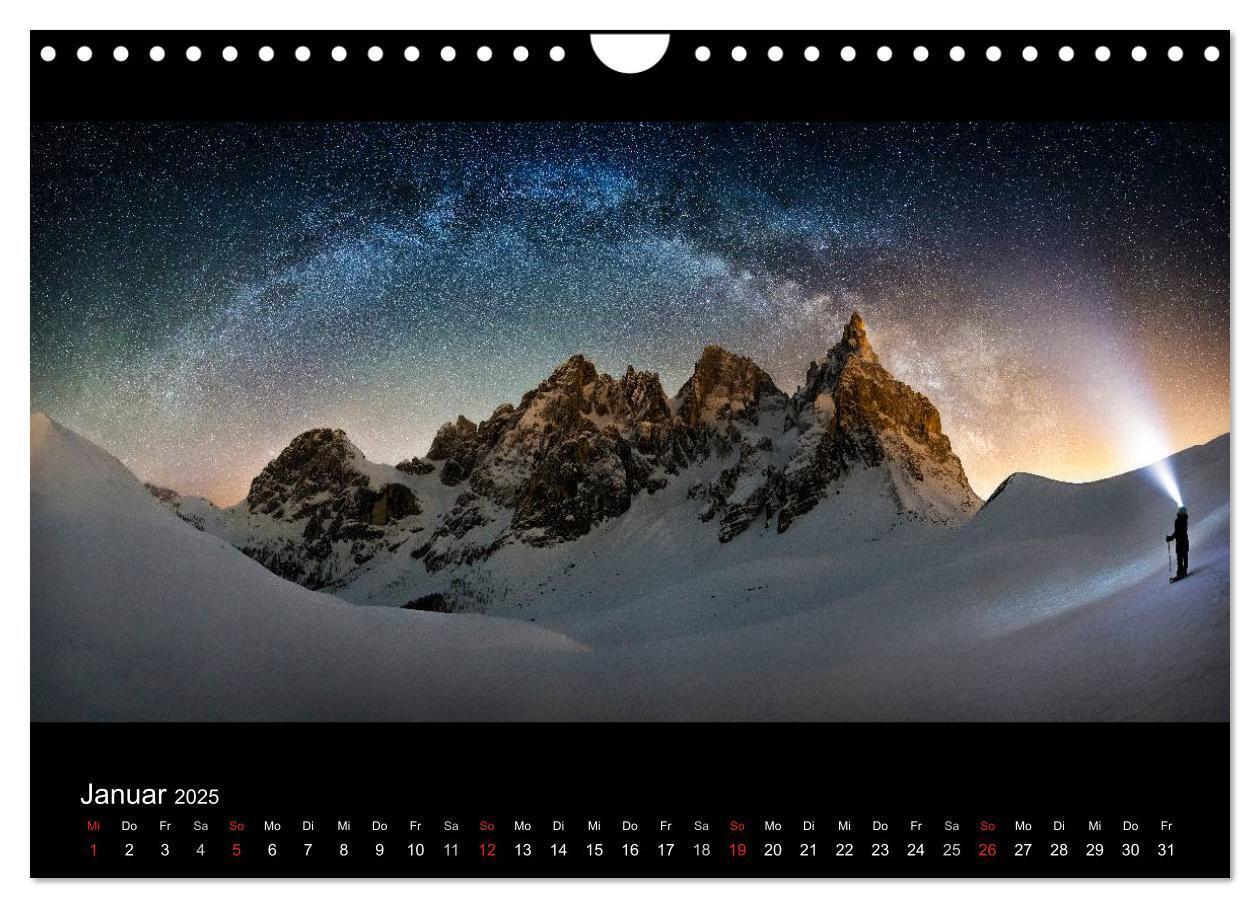 Bild: 9783435567836 | Sternensucher - Landschaft unter Sternen (Wandkalender 2025 DIN A4...