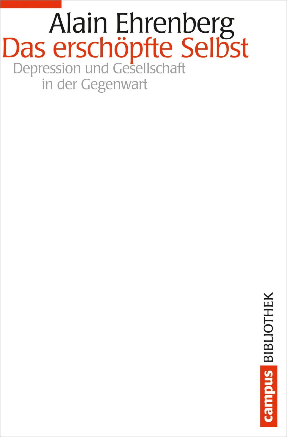 Cover: 9783593501109 | Das erschöpfte Selbst | Depression und Gesellschaft in der Gegenwart